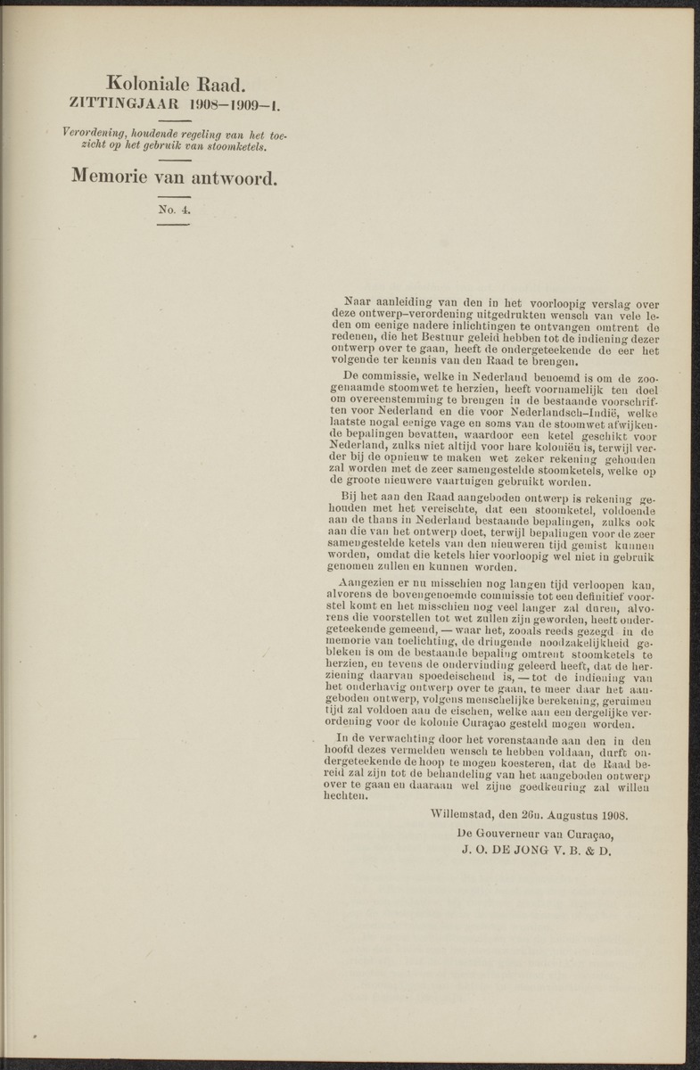 Notulen der zittingen - 