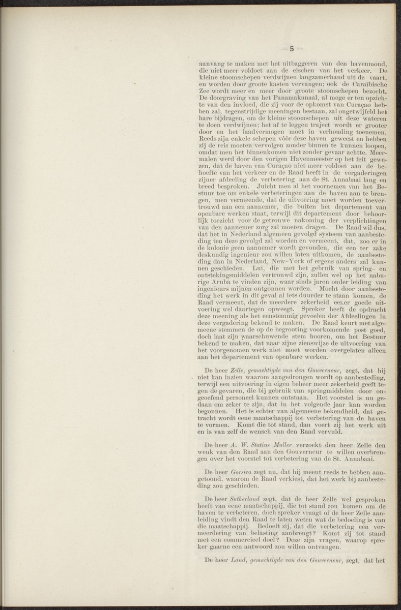 Notulen der zittingen - 