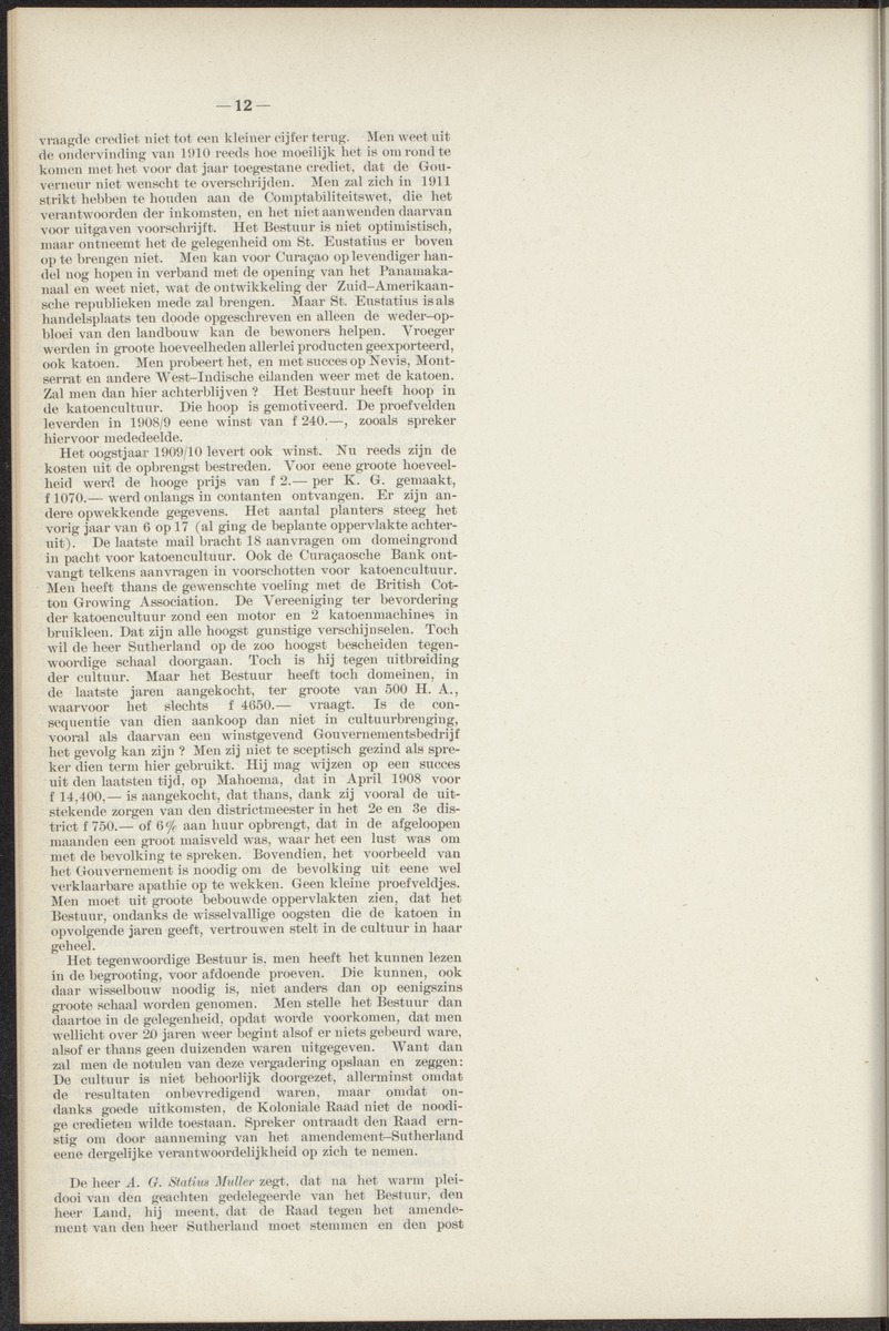 Notulen der zittingen - 