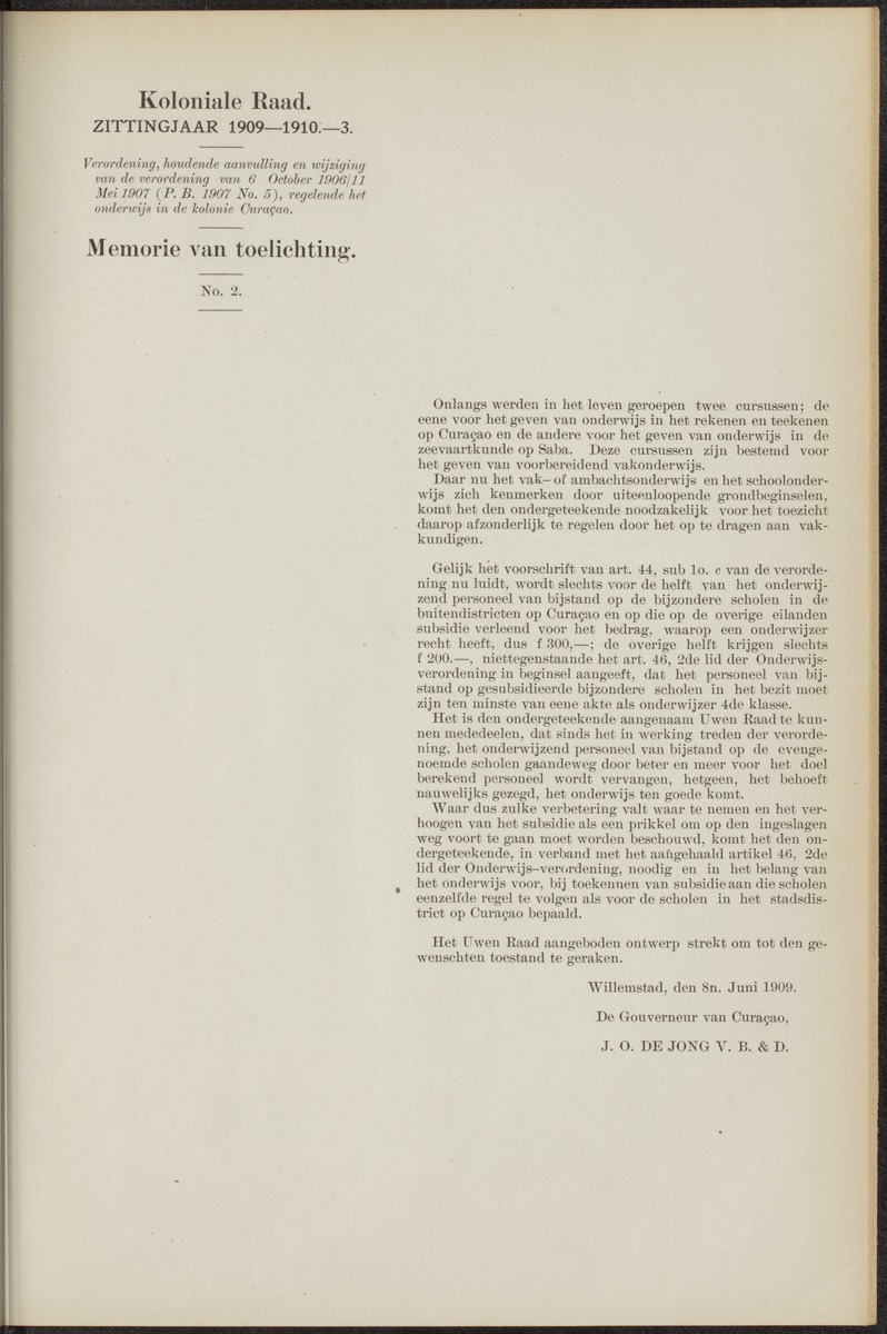 Notulen der zittingen - 