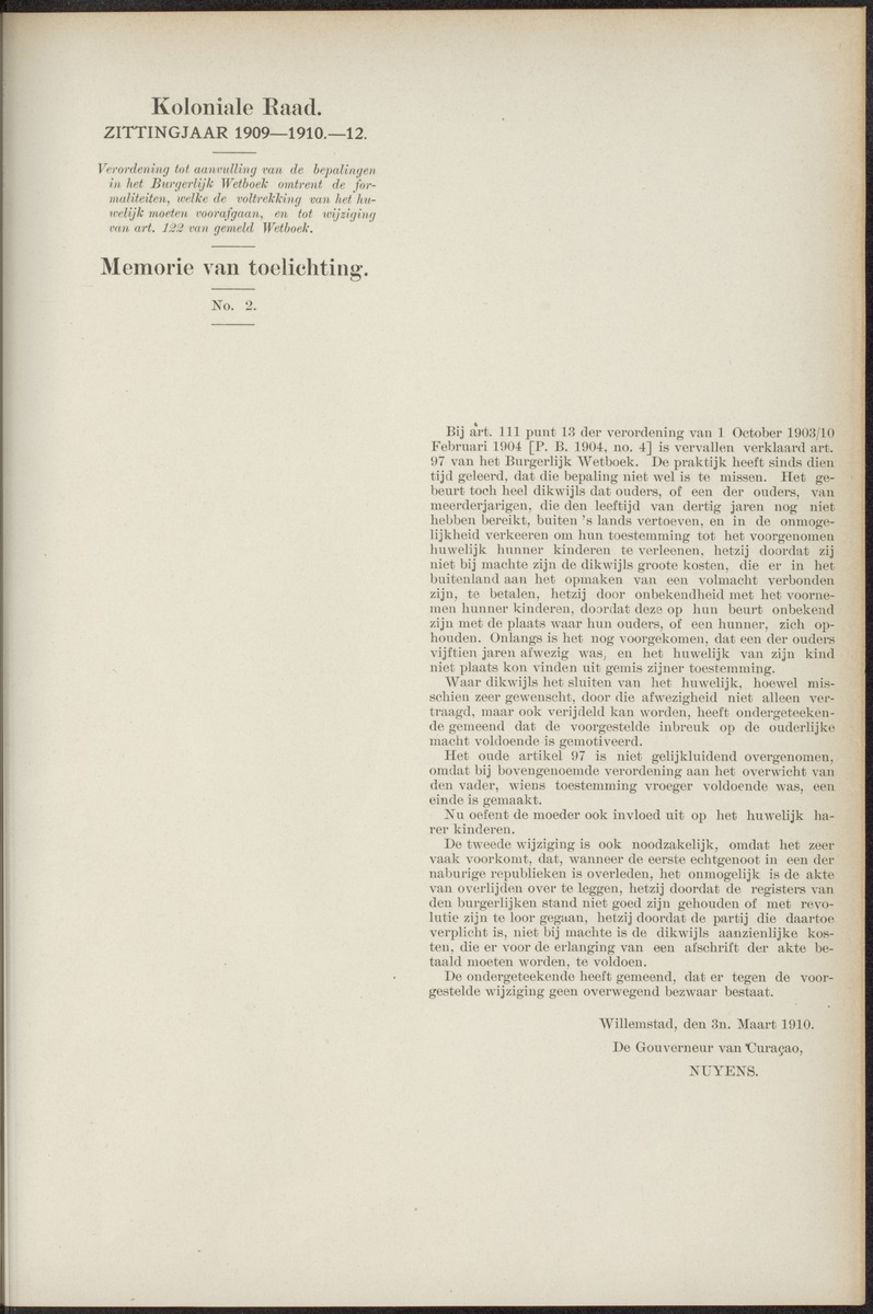 Notulen der zittingen - 