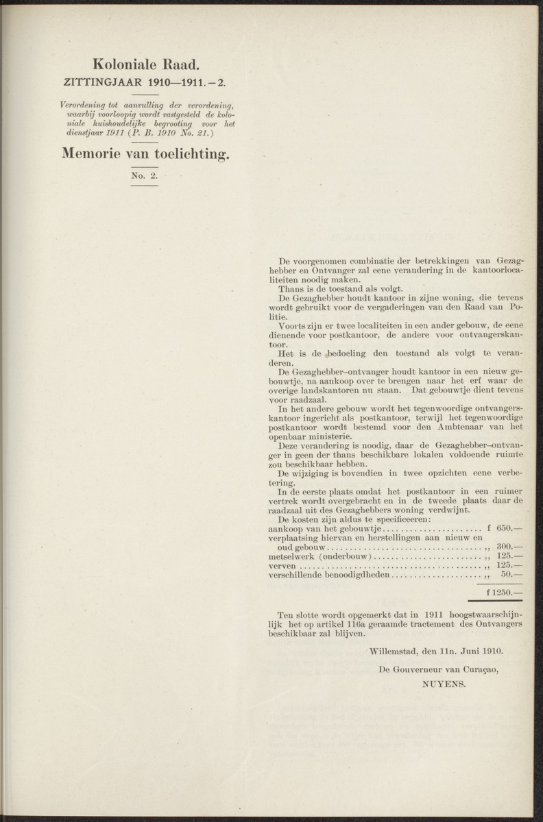 Notulen der zittingen - 