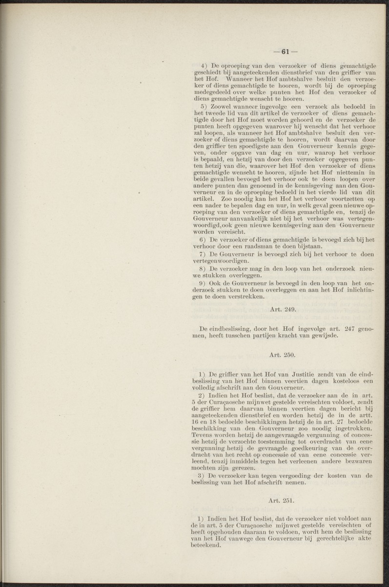 Notulen der zittingen - 