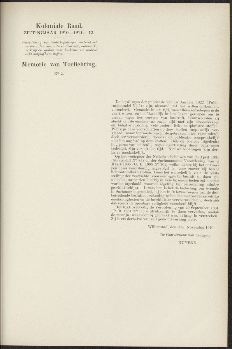 Notulen der zittingen - 
