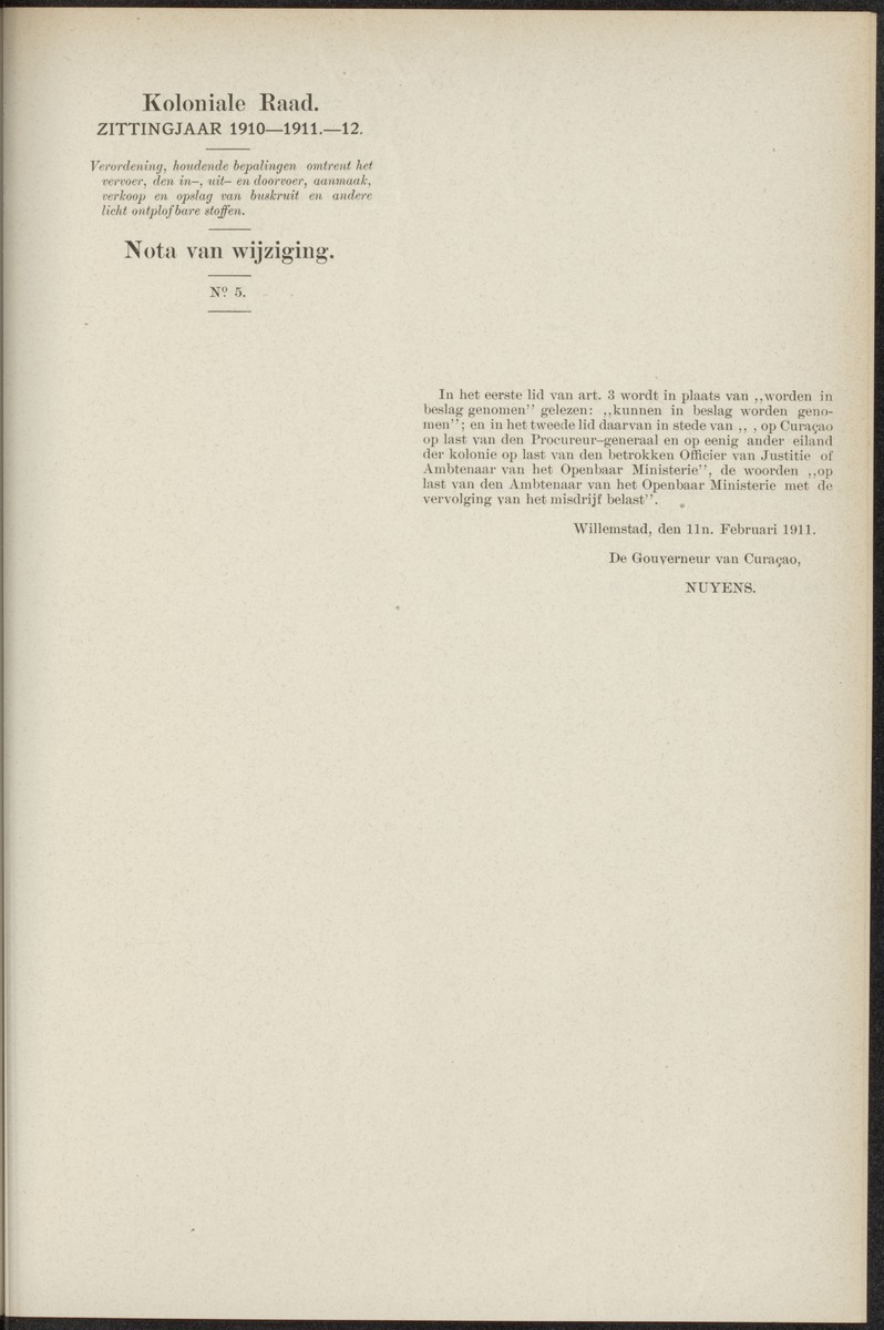 Notulen der zittingen - 