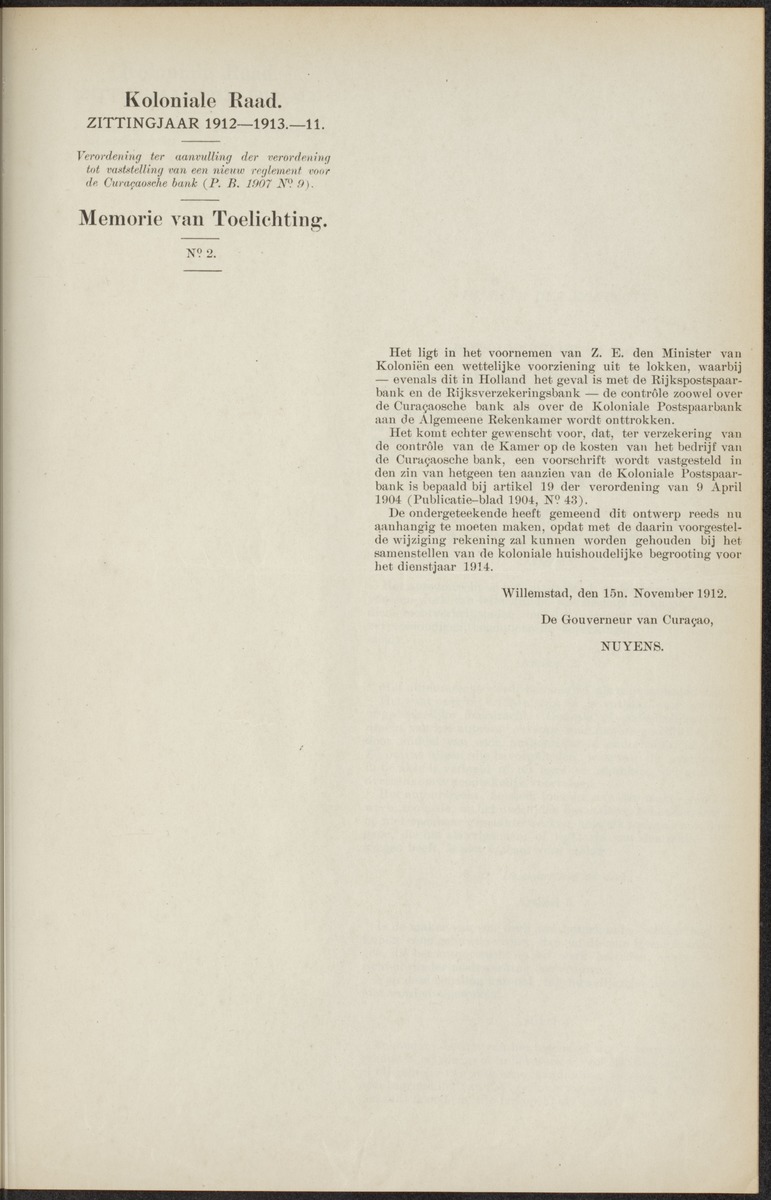 Notulen der zittingen - 