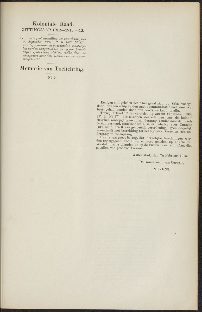 Notulen der zittingen - 