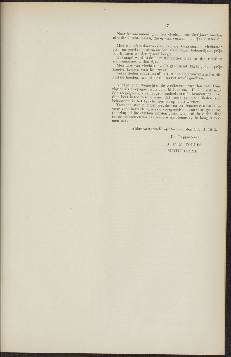 Notulen der zittingen - 