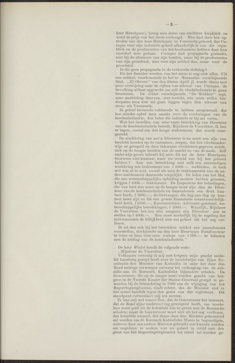 Notulen der zittingen - 