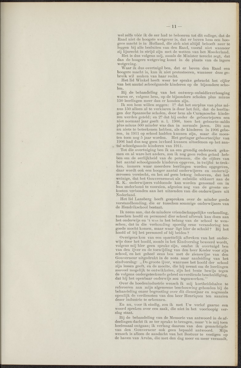 Notulen der zittingen - 