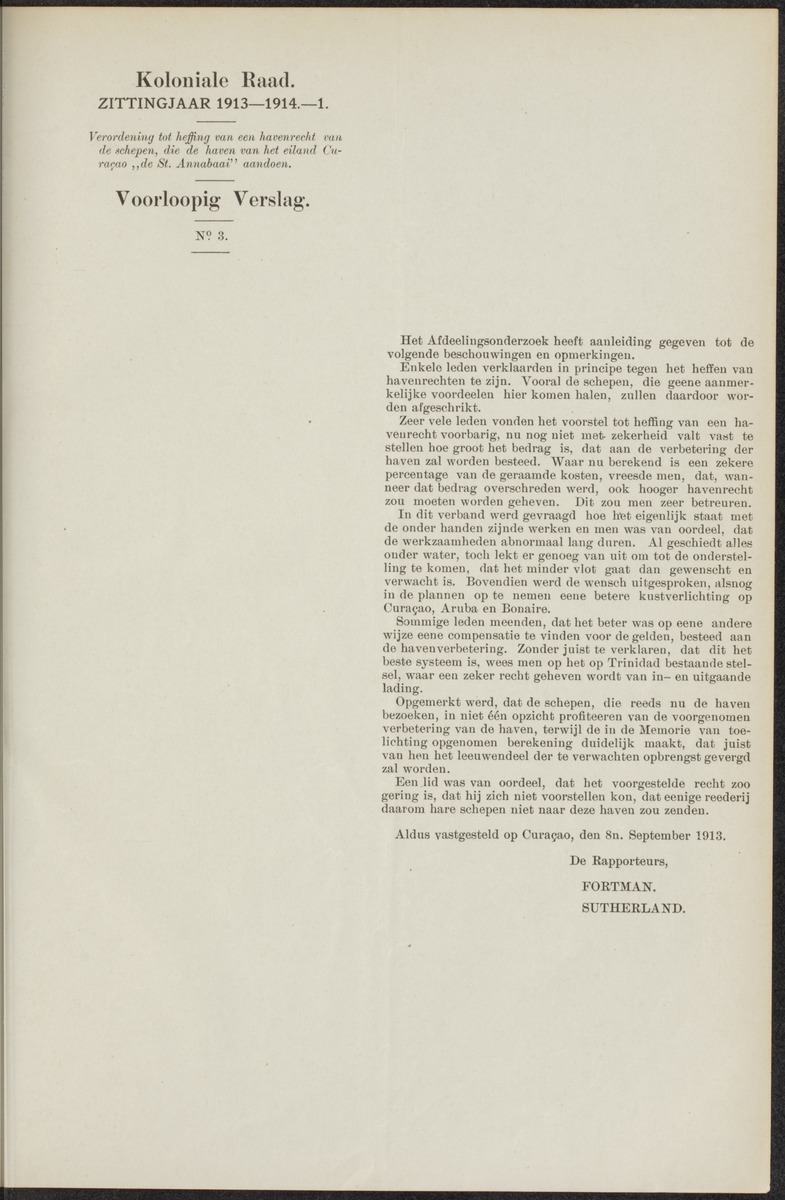 Notulen der zittingen - 