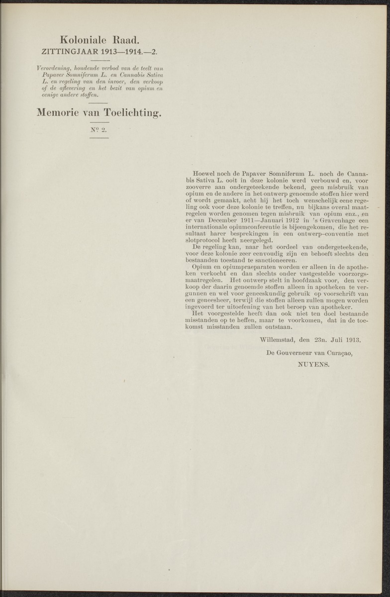 Notulen der zittingen - 