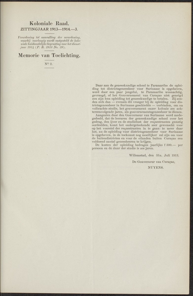 Notulen der zittingen - 