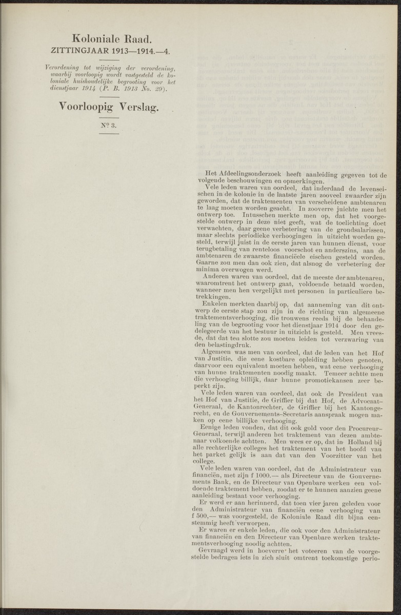 Notulen der zittingen - 