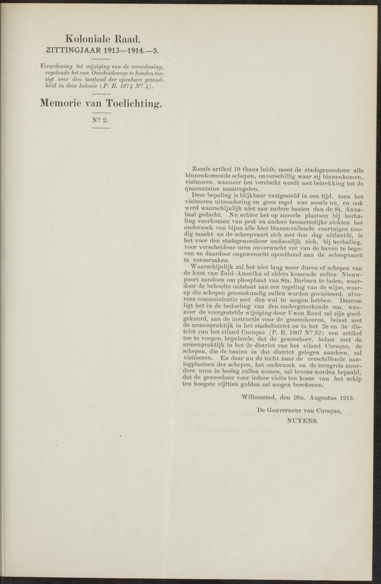 Notulen der zittingen - 
