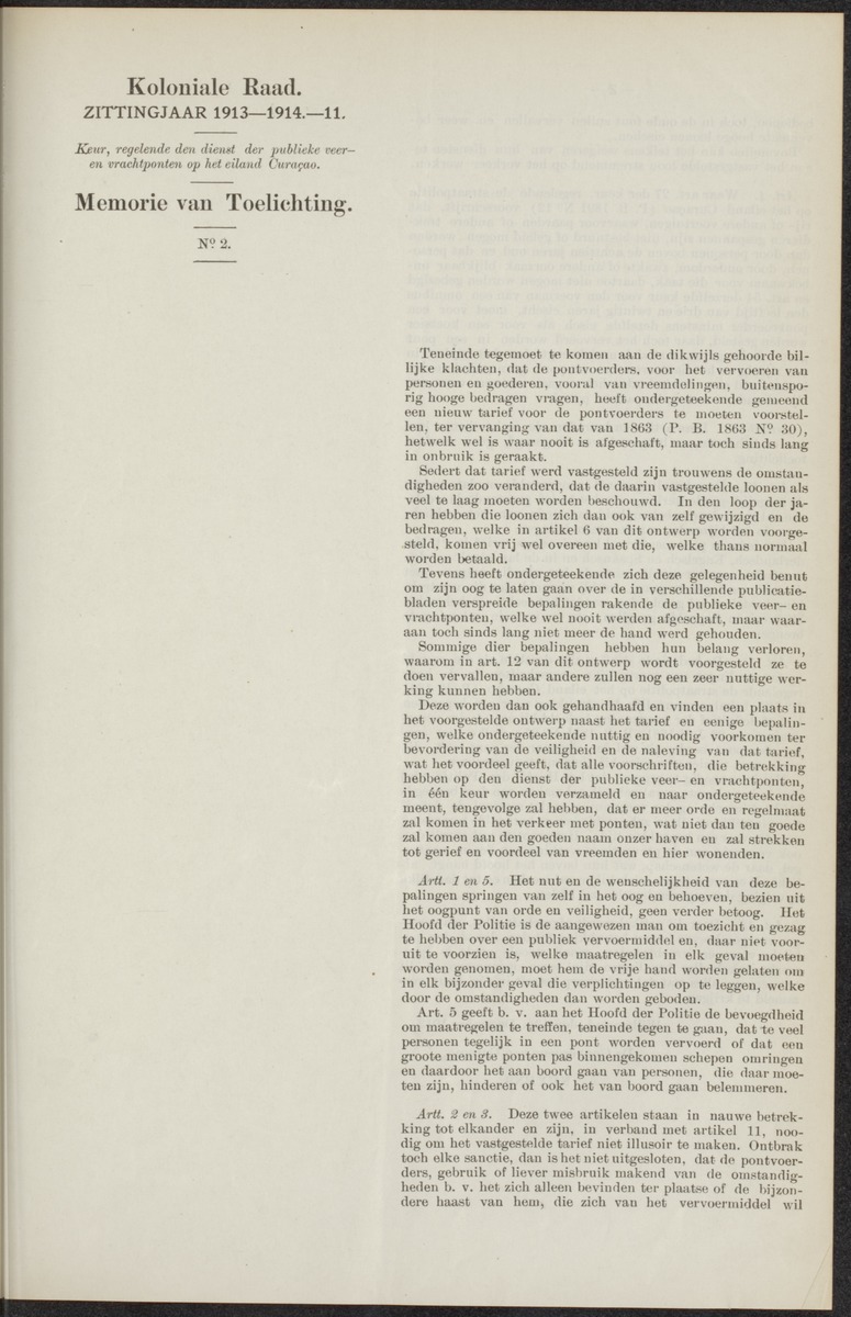 Notulen der zittingen - 