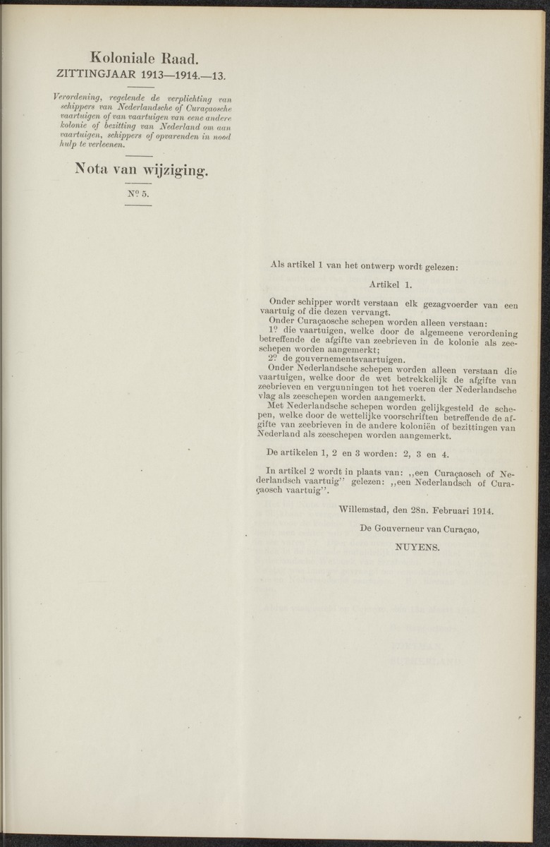 Notulen der zittingen - 
