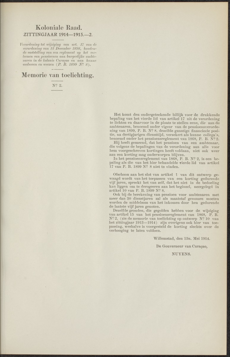 Notulen der zittingen - 