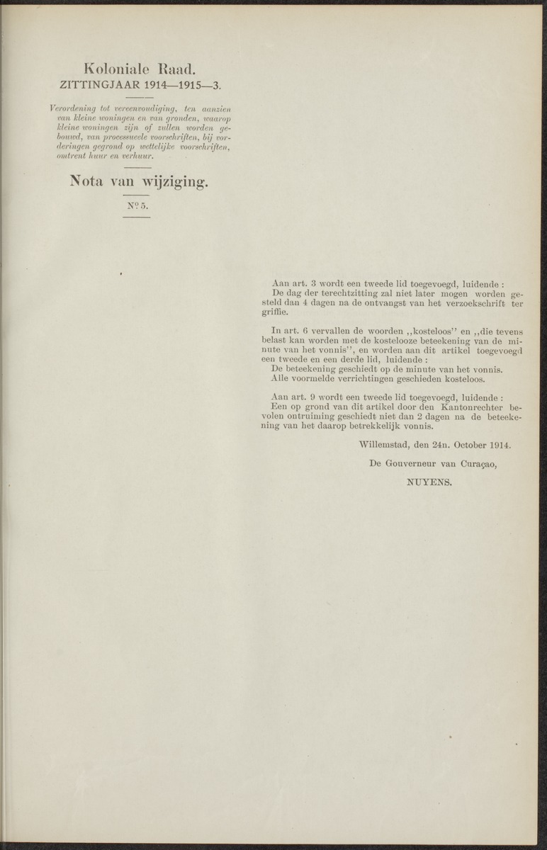 Notulen der zittingen - 