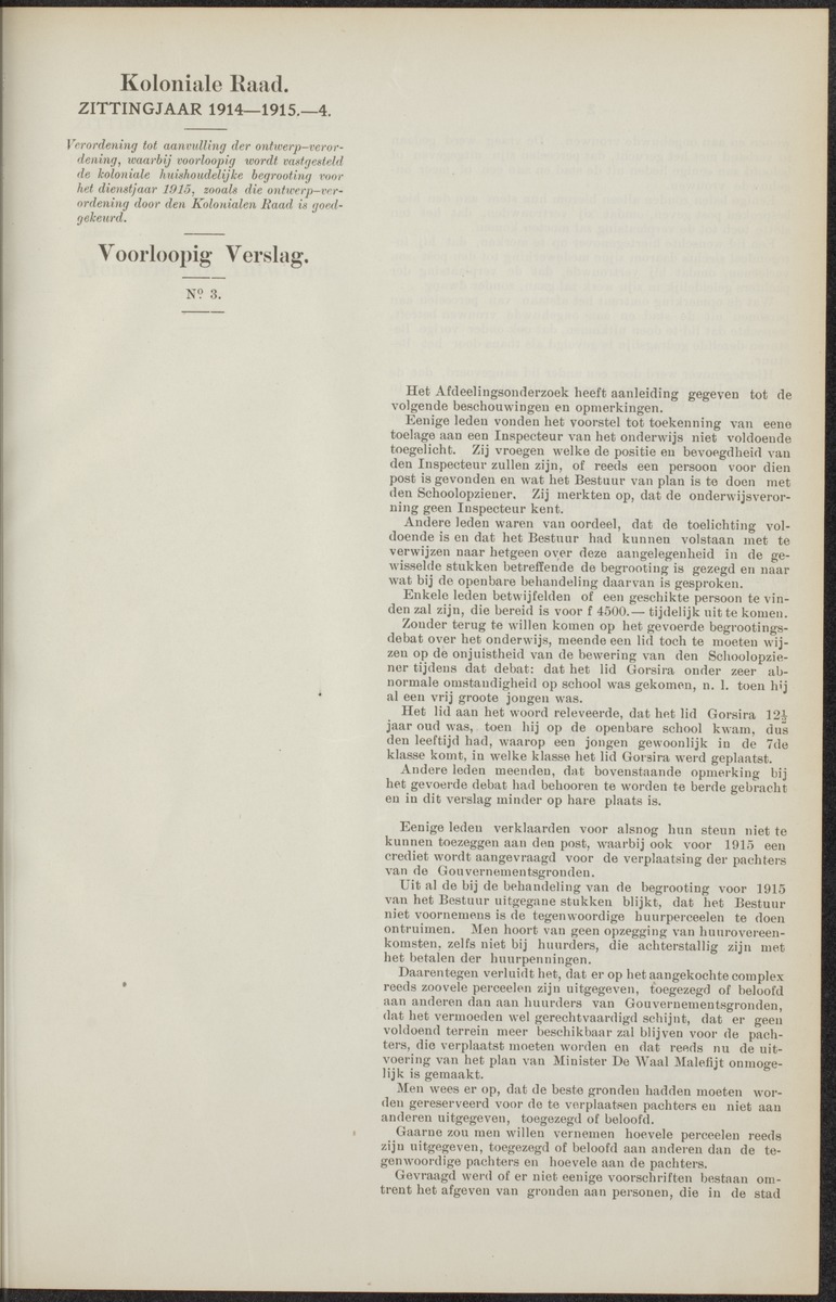 Notulen der zittingen - 