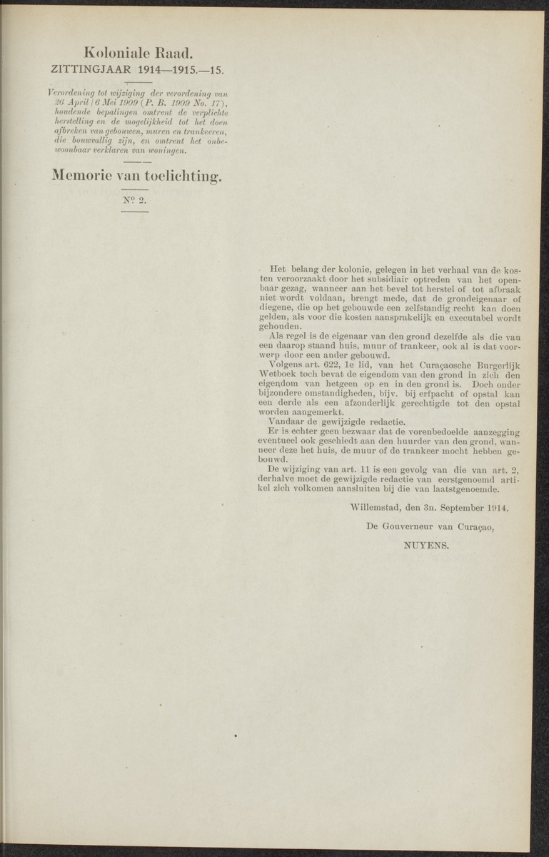 Notulen der zittingen - 