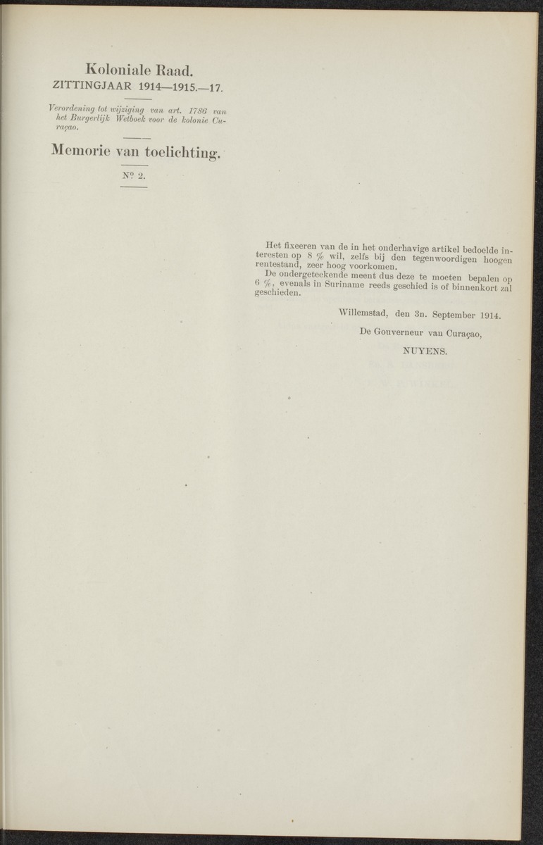 Notulen der zittingen - 