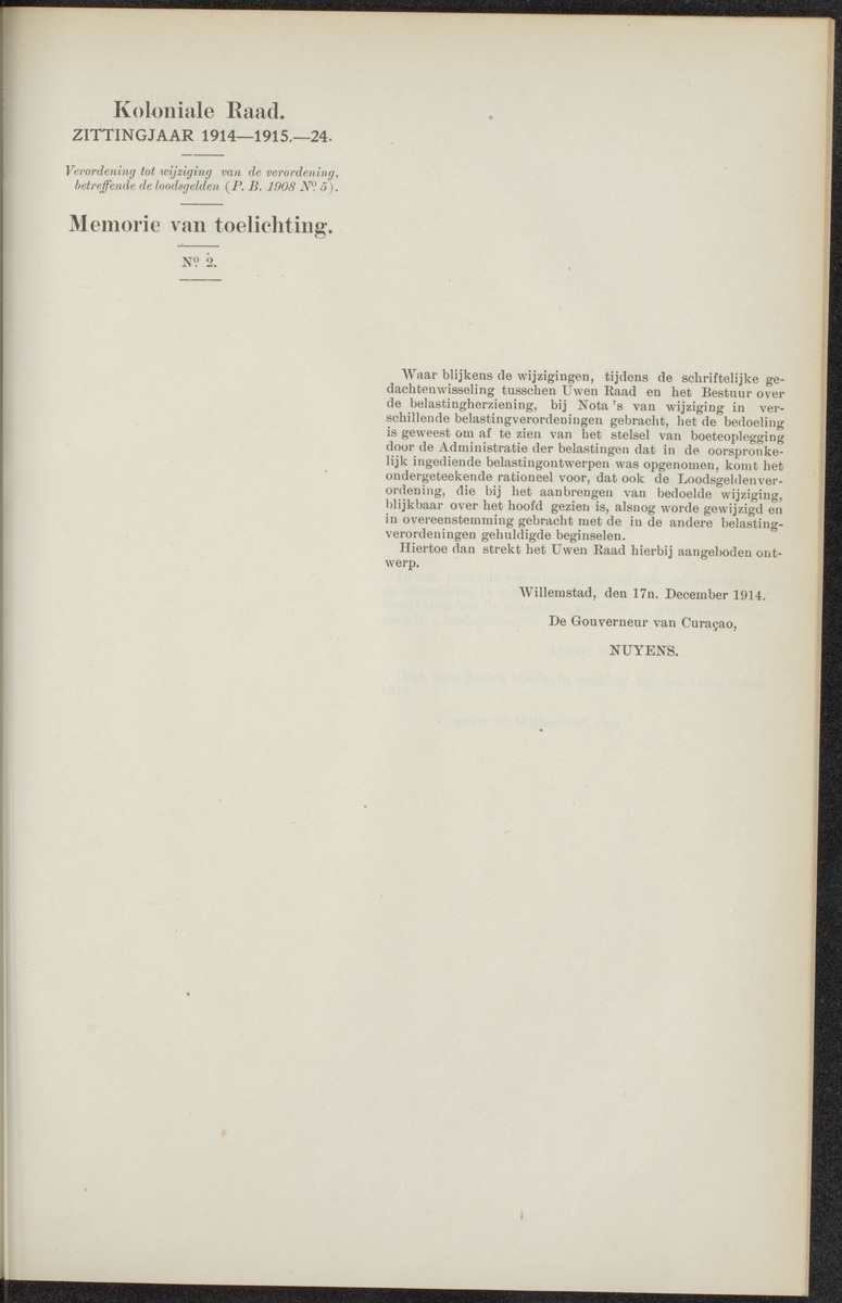 Notulen der zittingen - 