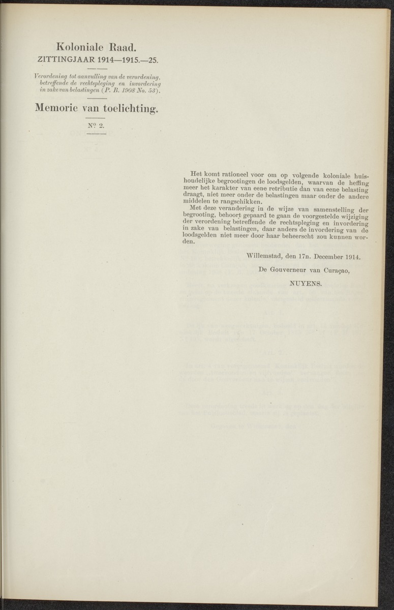 Notulen der zittingen - 