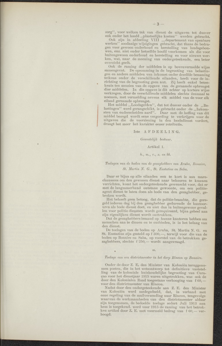 Notulen der zittingen - 