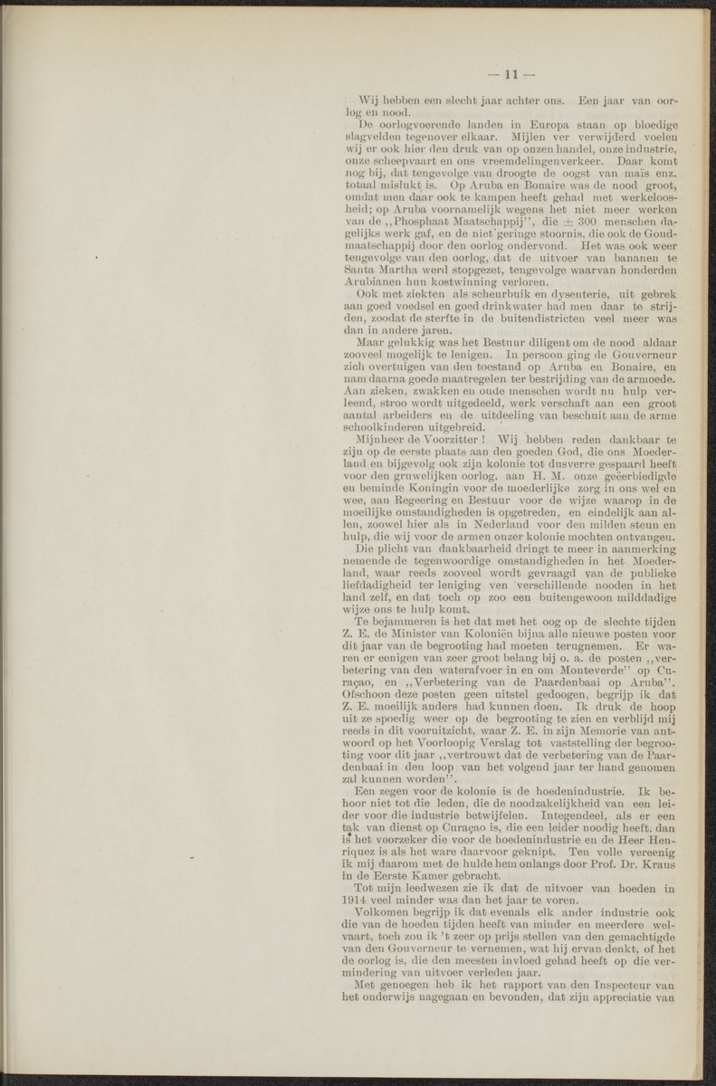 Notulen der zittingen - 