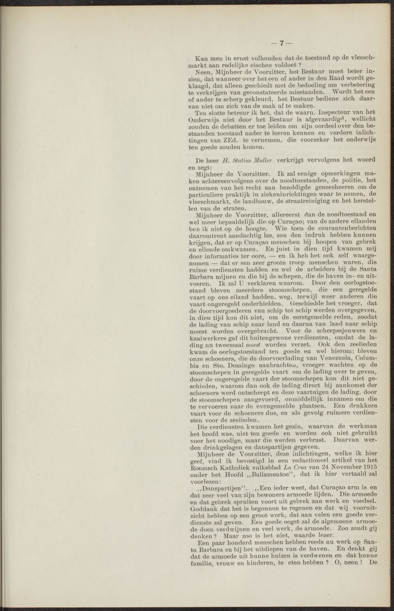 Notulen der zittingen - 
