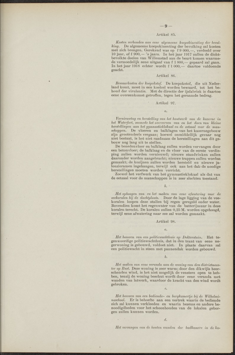 Notulen der zittingen - 