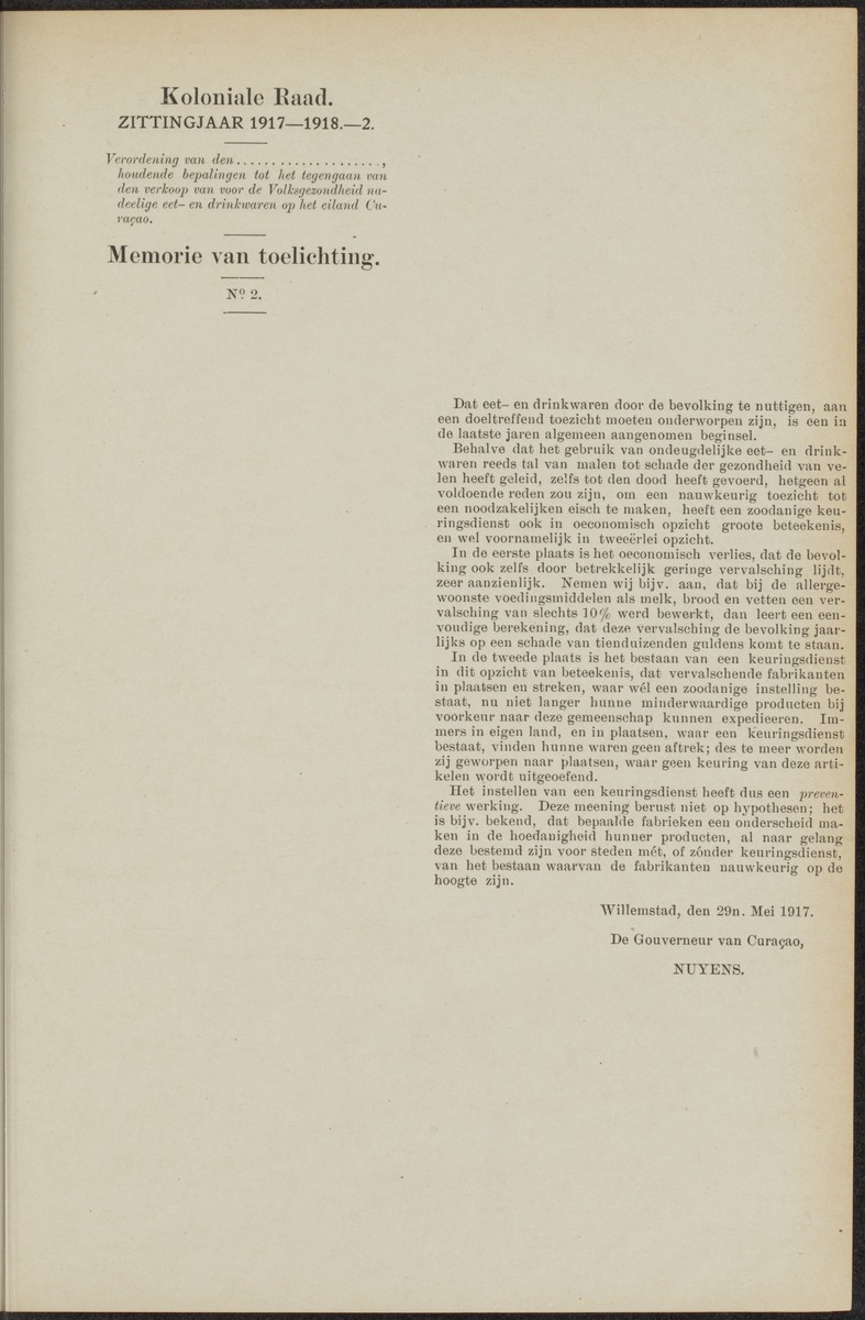Notulen der zittingen - 