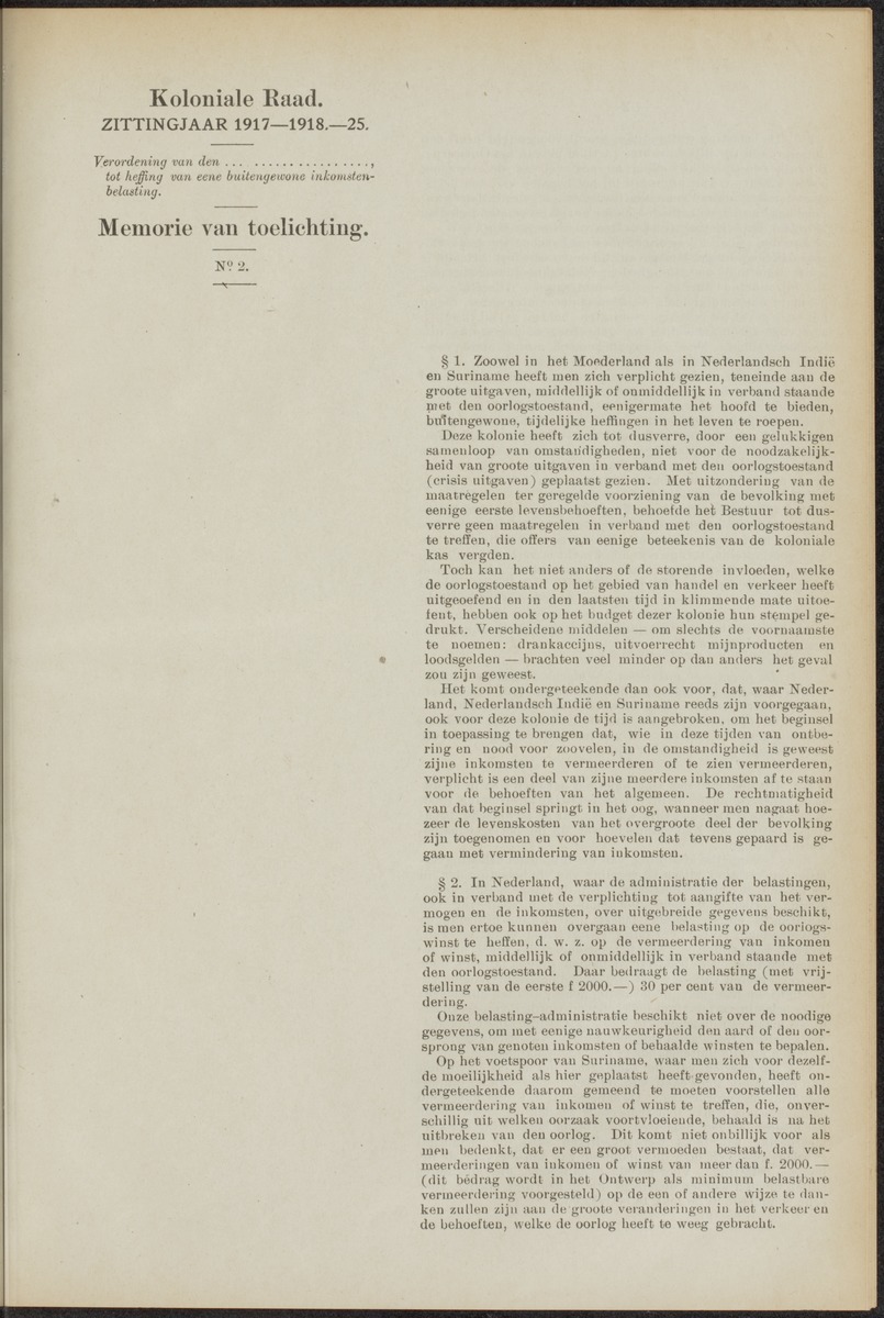 Notulen der zittingen - 