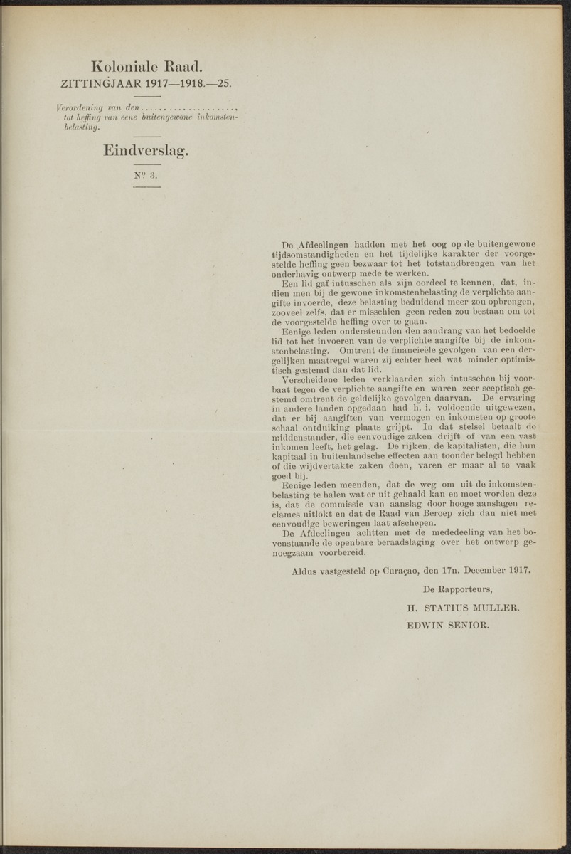 Notulen der zittingen - 