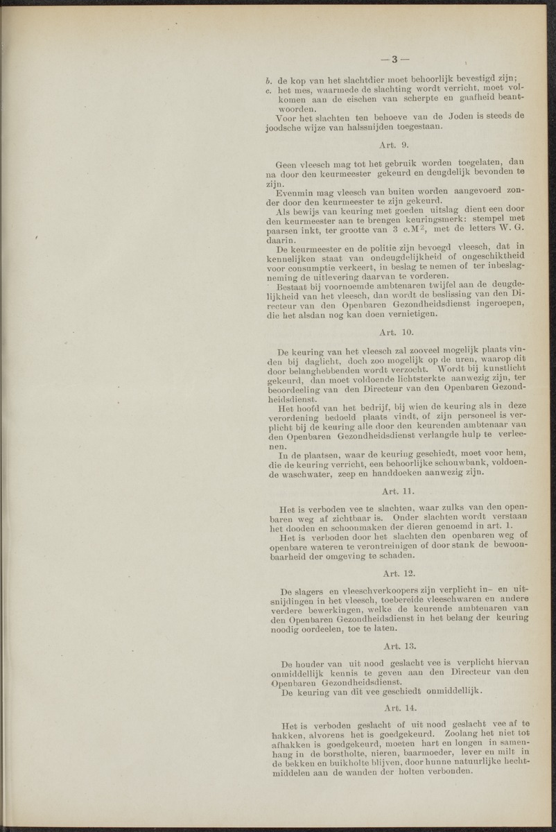 Notulen der zittingen - 