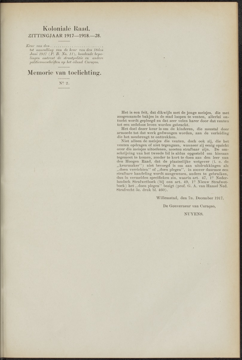 Notulen der zittingen - 