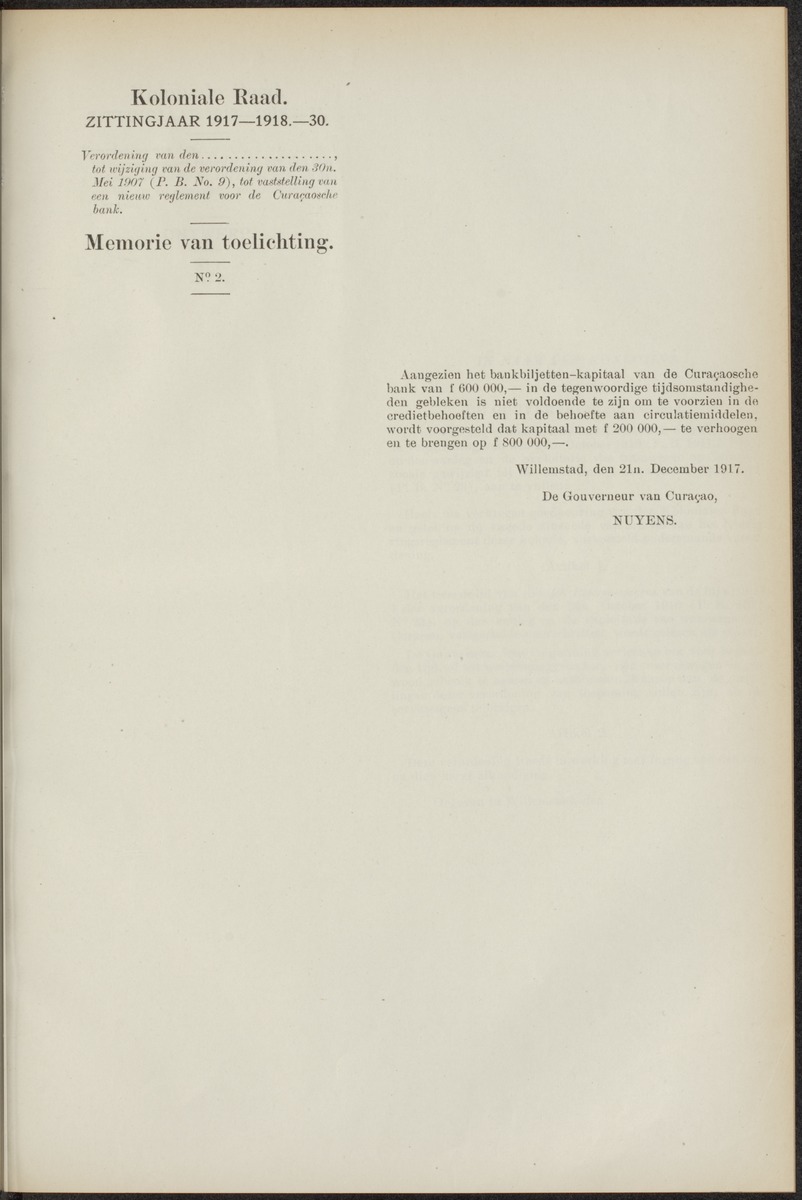 Notulen der zittingen - 