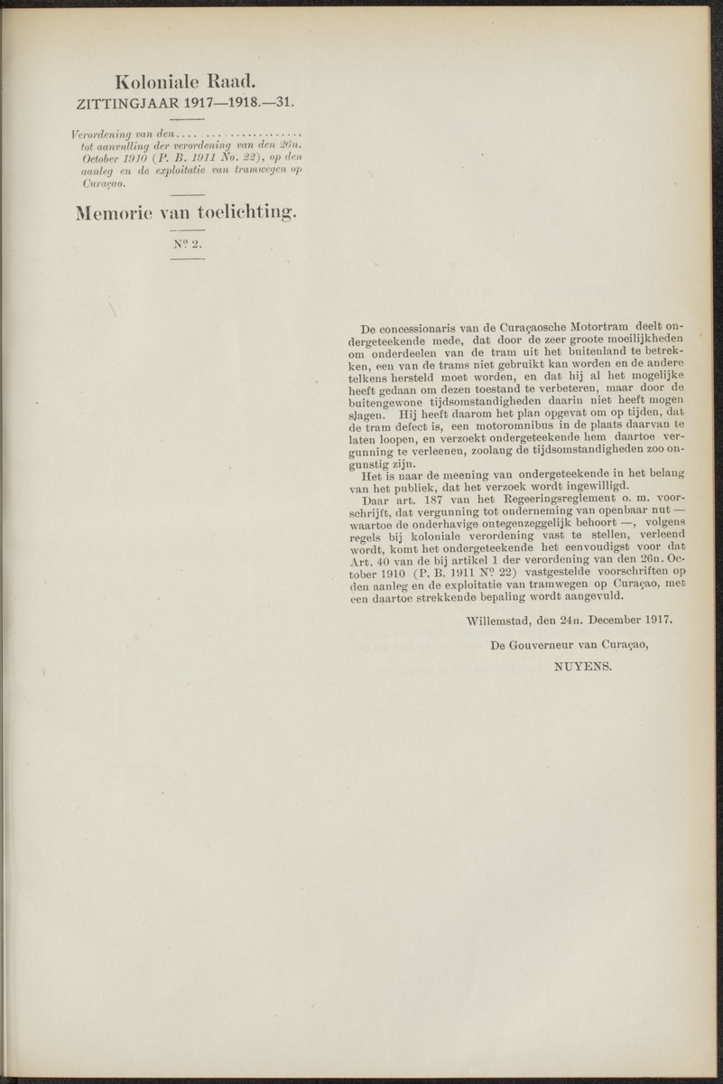 Notulen der zittingen - 