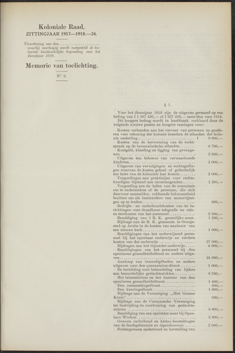 Notulen der zittingen - 
