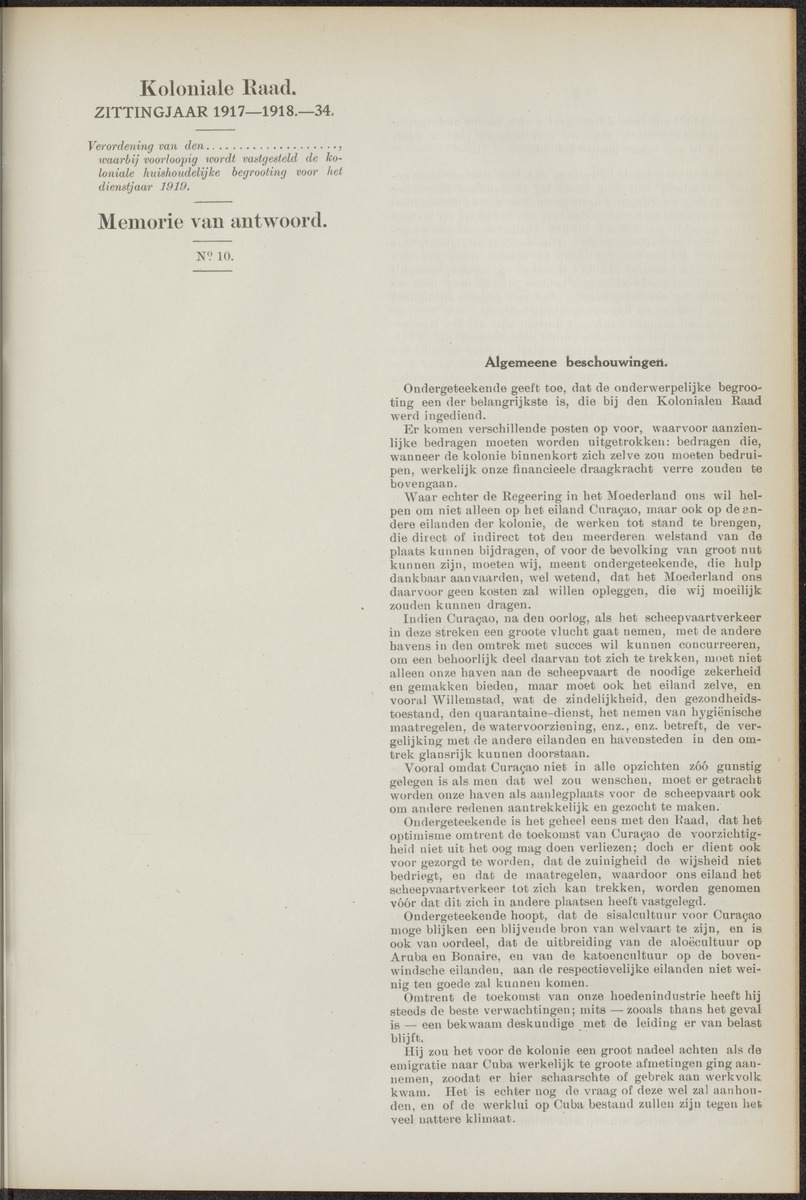 Notulen der zittingen - 