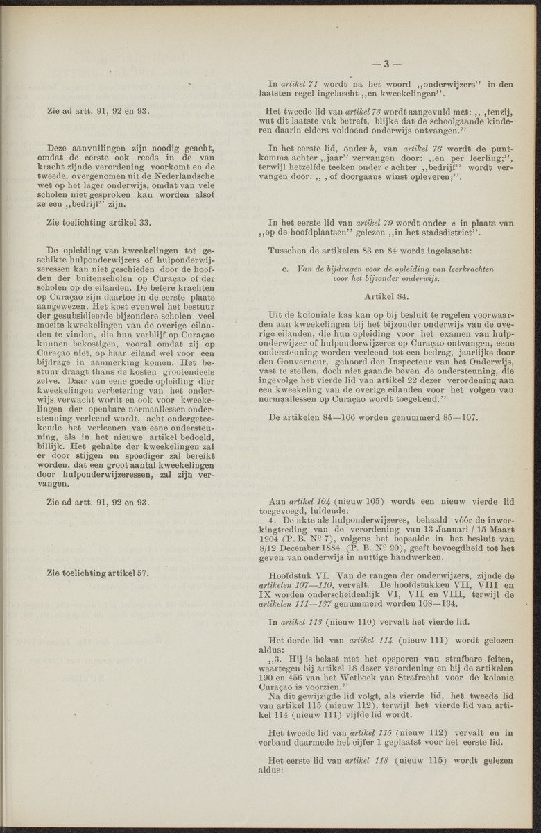 Notulen der zittingen - 