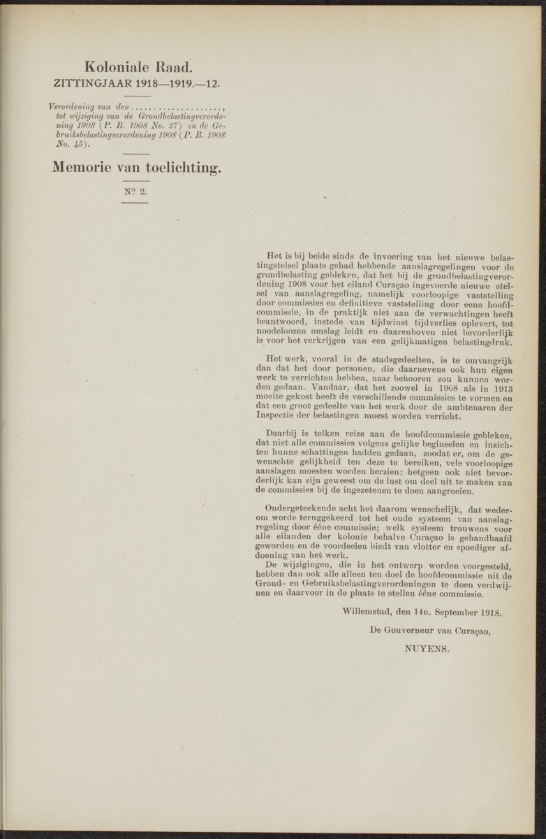 Notulen der zittingen - 