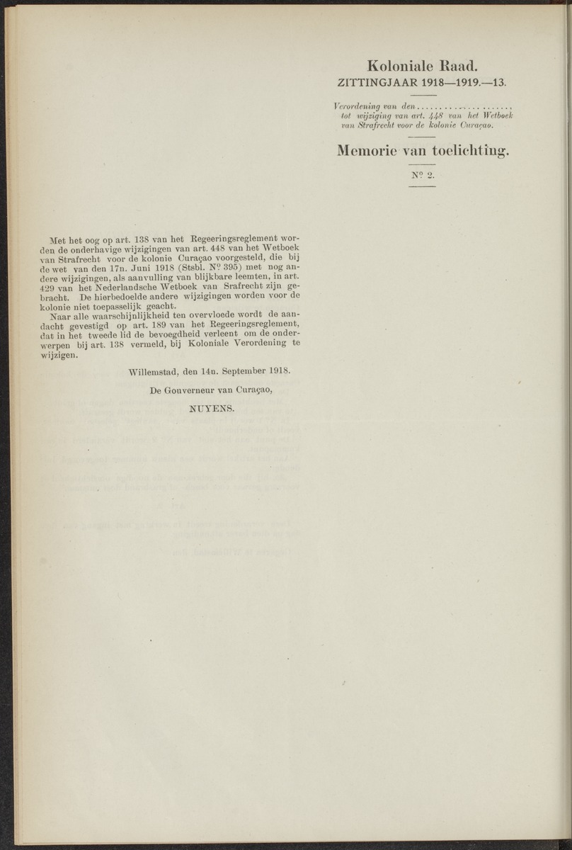 Notulen der zittingen - 