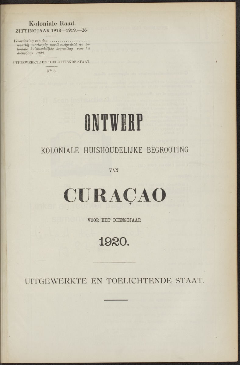 Notulen der zittingen - 