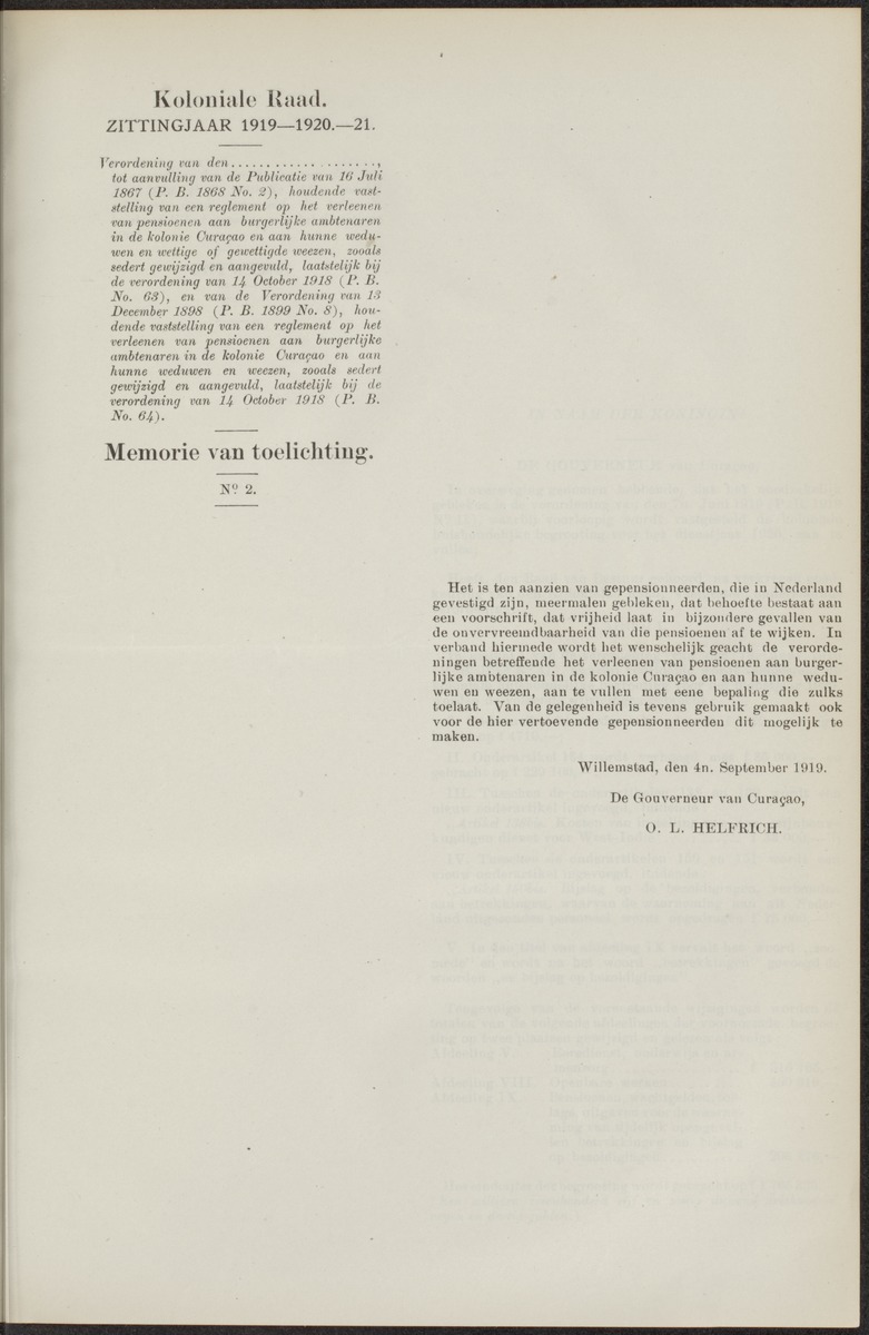 Notulen der zittingen - 
