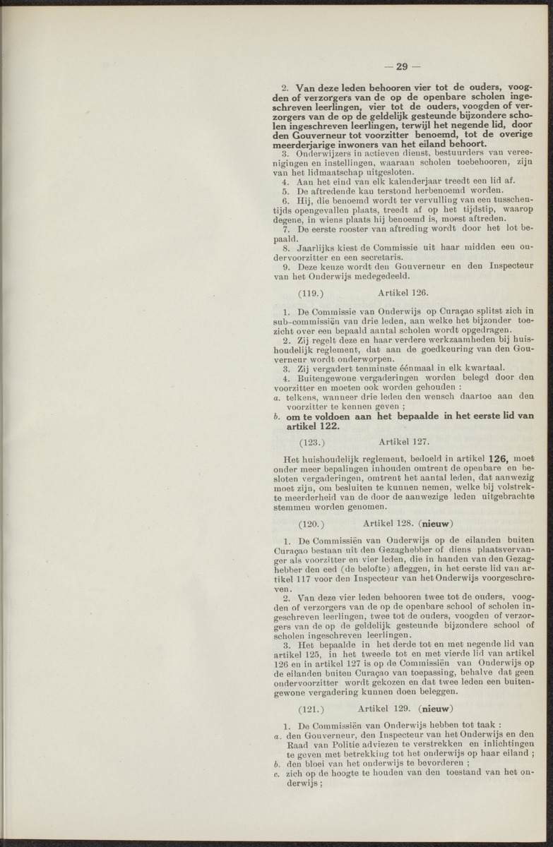 Notulen der zittingen - 