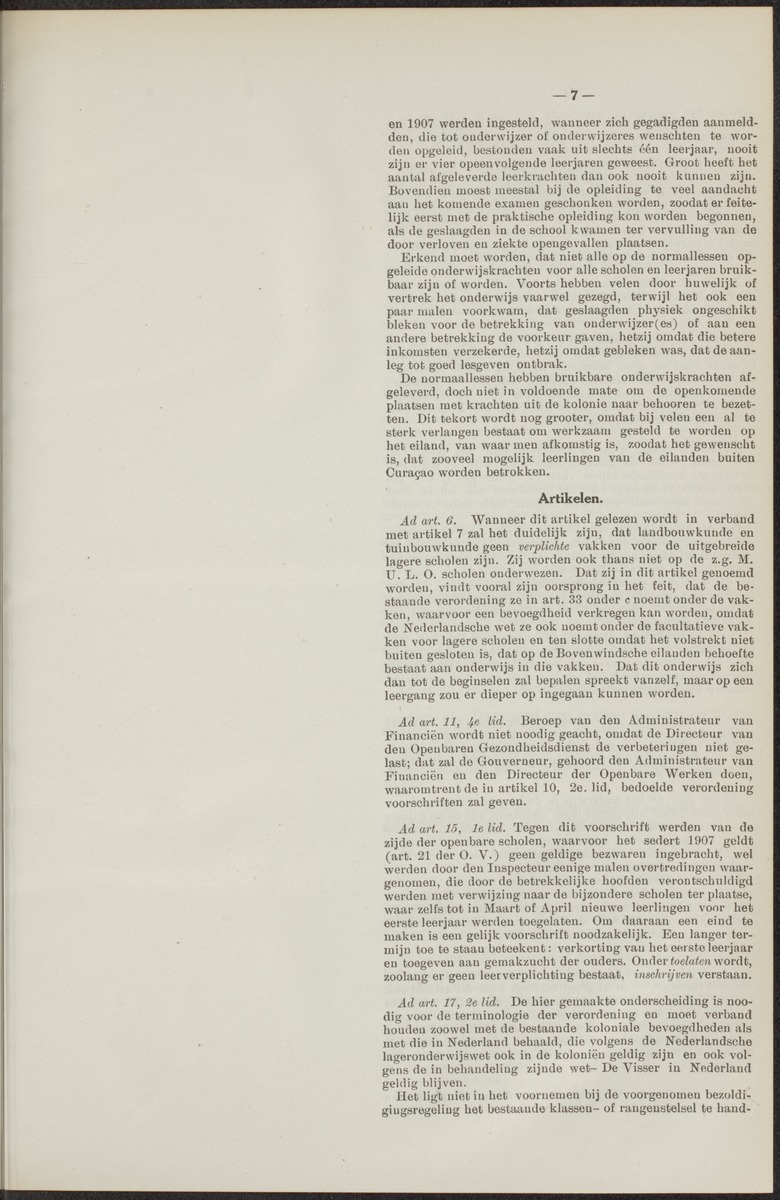 Notulen der zittingen - 
