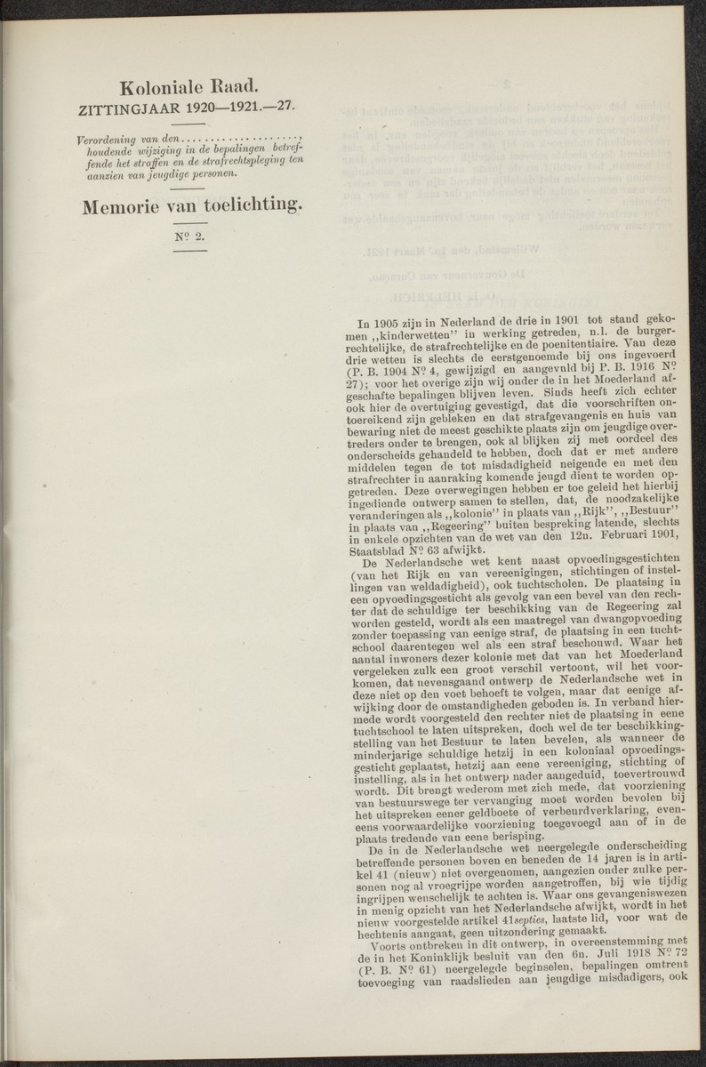 Notulen der zittingen - 