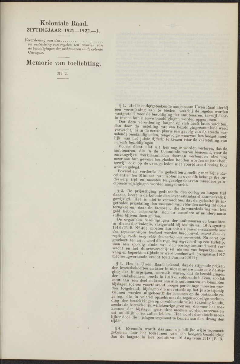 Notulen der zittingen - 